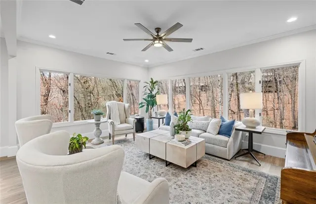 a bathroom with a sink a mirror and a shower