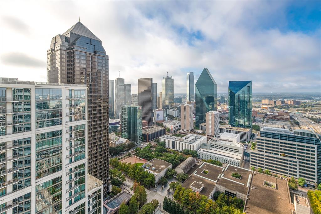1918 Olive Street, Unit 3403 Dallas, TX 75201 - Photo 30 of 39 a view of a city with tall buildings