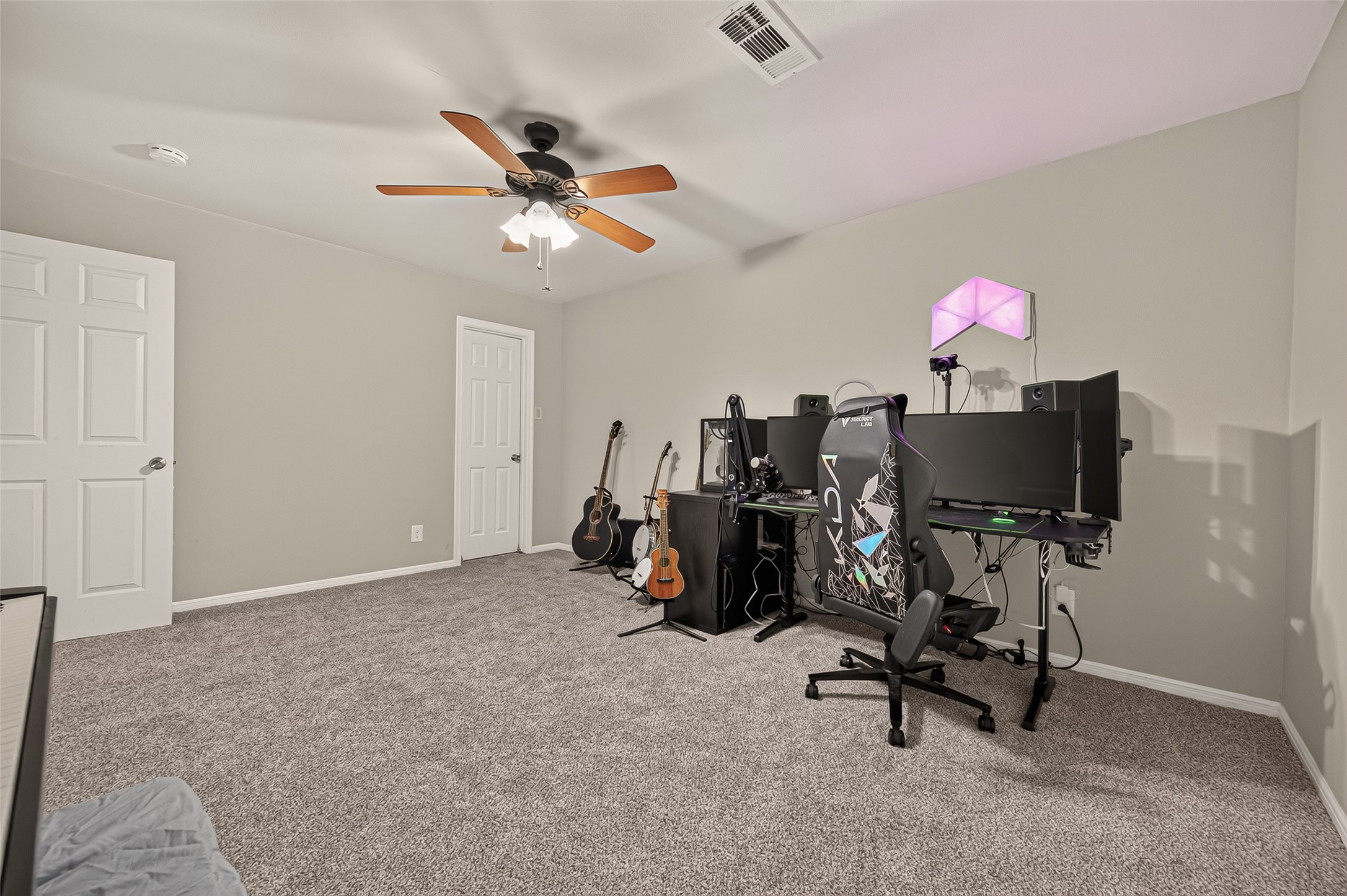 8007 Vickridge Lane Spring, TX 77379 - Photo 39 of 44 Fourth Bedroom with private entrance to screened balcony.