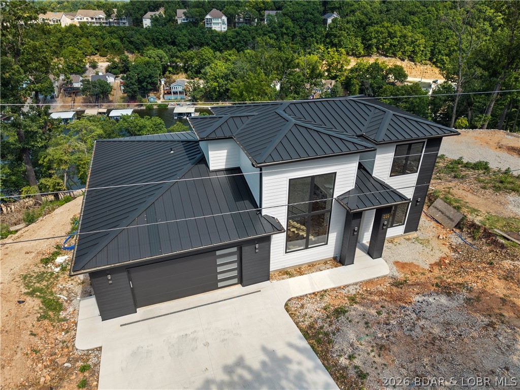 222 Red Bud Road Lake Ozark, MO 65049 - Photo 61 of 64 Elevated aerial view showcasing the home's impress