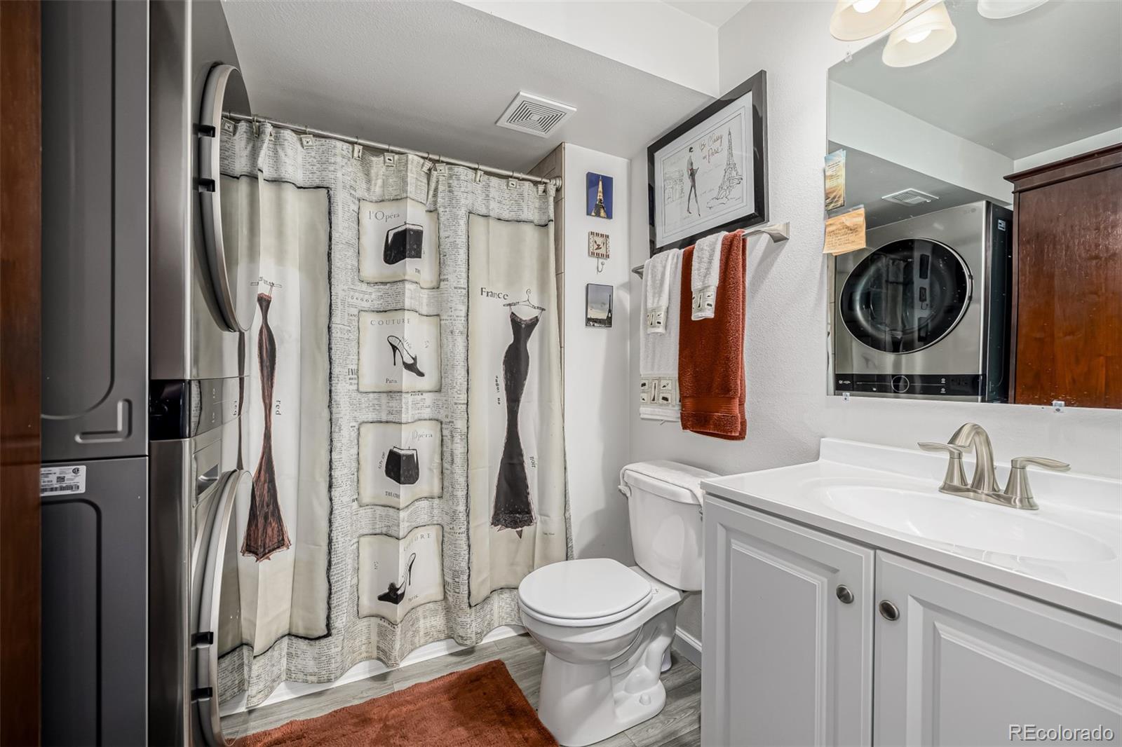 4282 Charleston Drive Colorado Springs, CO 80916 - Photo 24 of 50 a bathroom with a toilet sink and shower