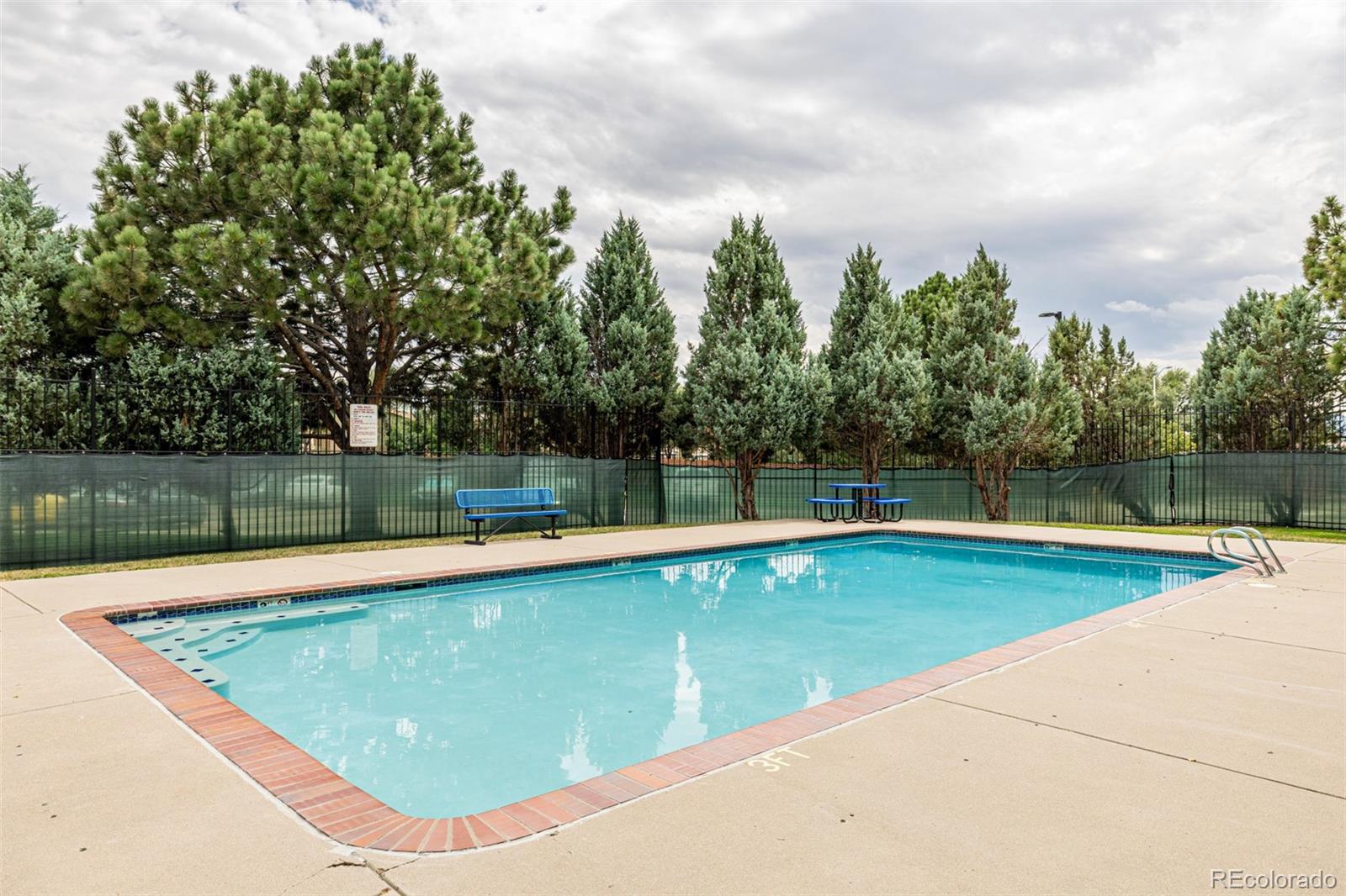 4282 Charleston Drive Colorado Springs, CO 80916 - Photo 32 of 50 a view of a swimming pool with a yard