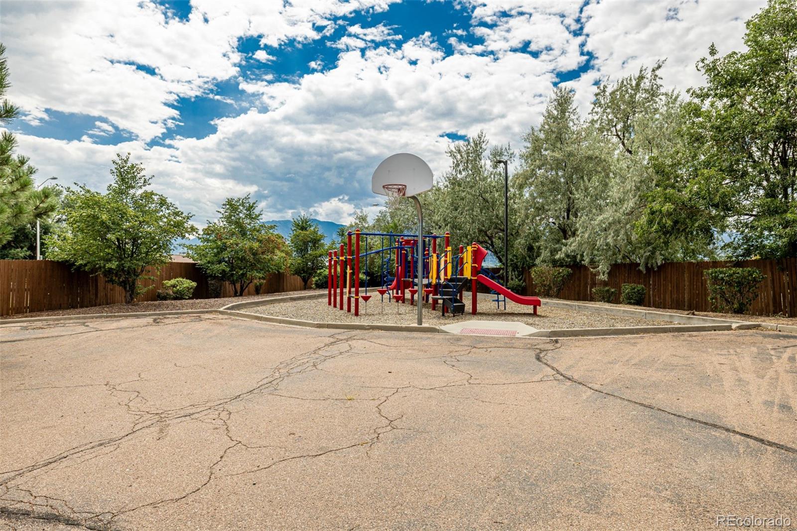 4282 Charleston Drive Colorado Springs, CO 80916 - Photo 34 of 50 a view of a park with iron fence