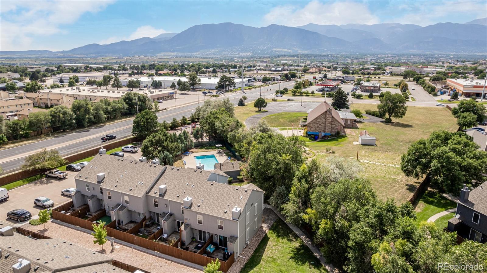 4282 Charleston Drive Colorado Springs, CO 80916 - Photo 39 of 50 a view of city and mountain