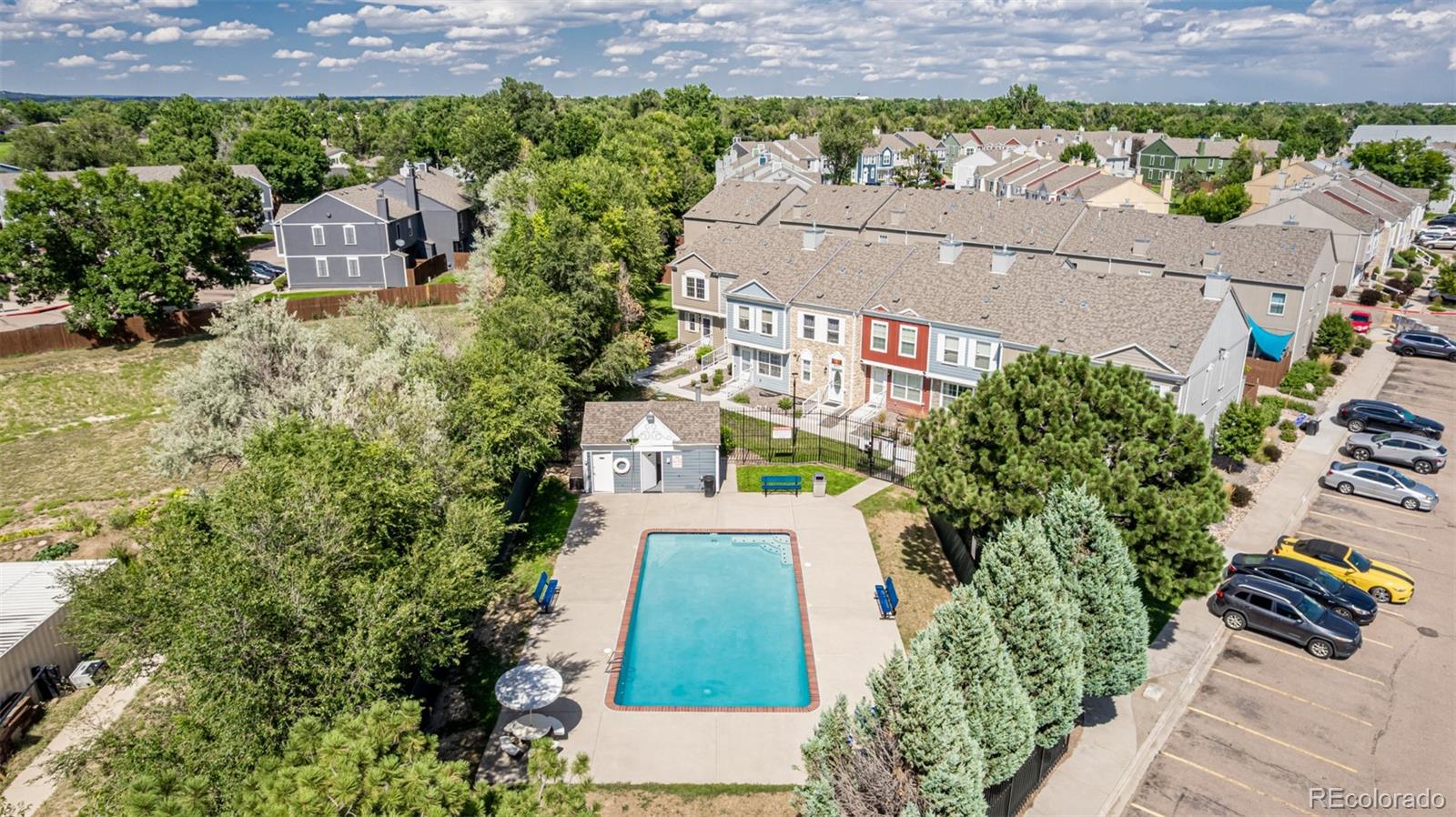 4282 Charleston Drive Colorado Springs, CO 80916 - Photo 48 of 50 an aerial view of a house