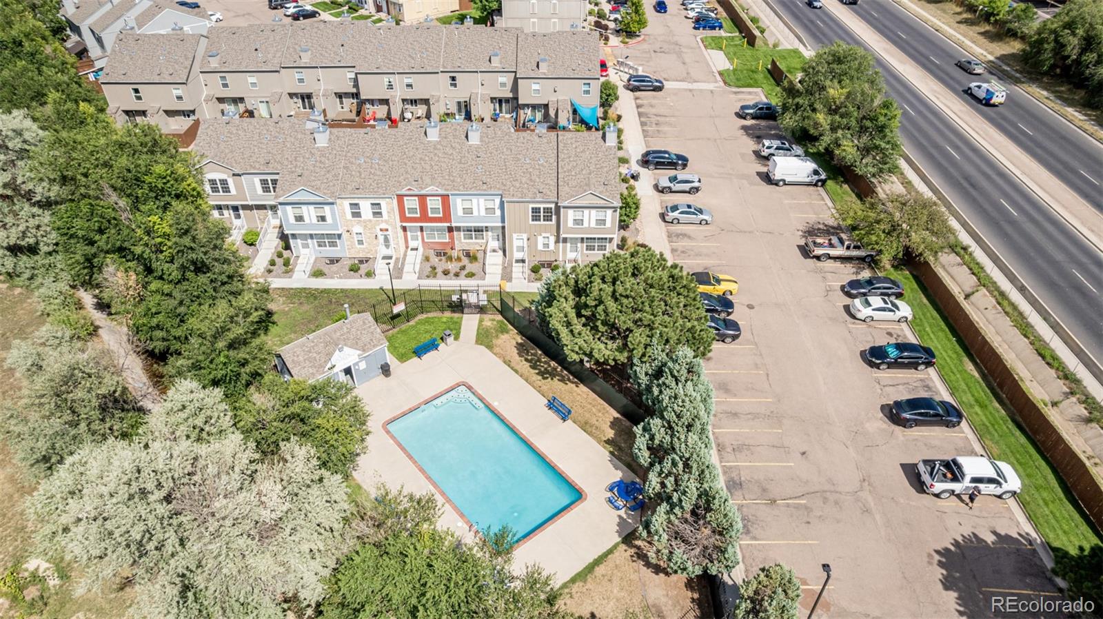 4282 Charleston Drive Colorado Springs, CO 80916 - Photo 49 of 50 an aerial view of swimming pool