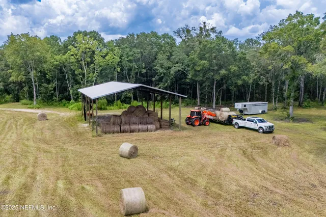 a view of outdoor space with patio area and furniture