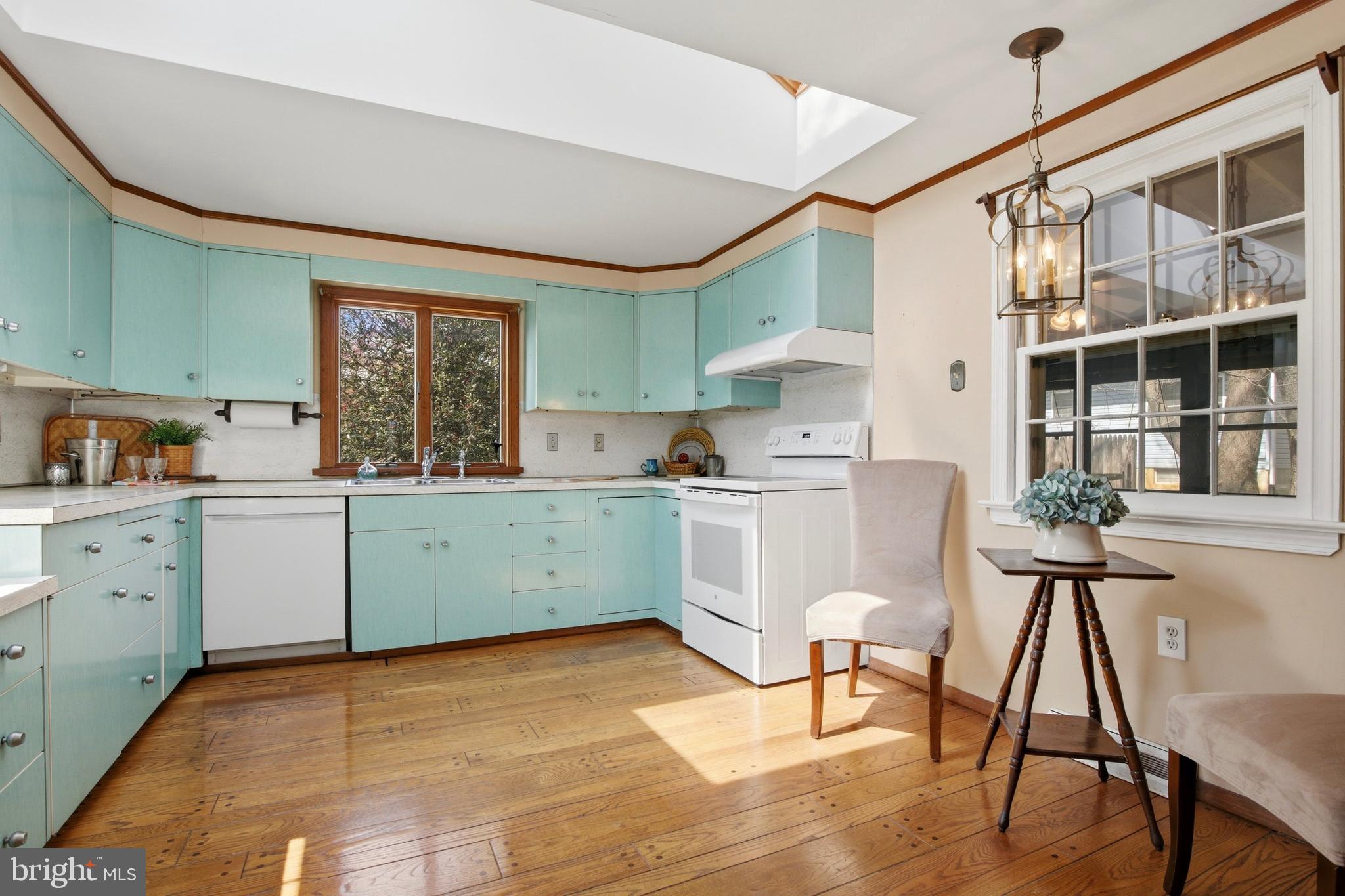 2240 Pioneer Road Hatboro, PA 19040 - Photo 12 of 28 Light Filled Kitchen with Skylights