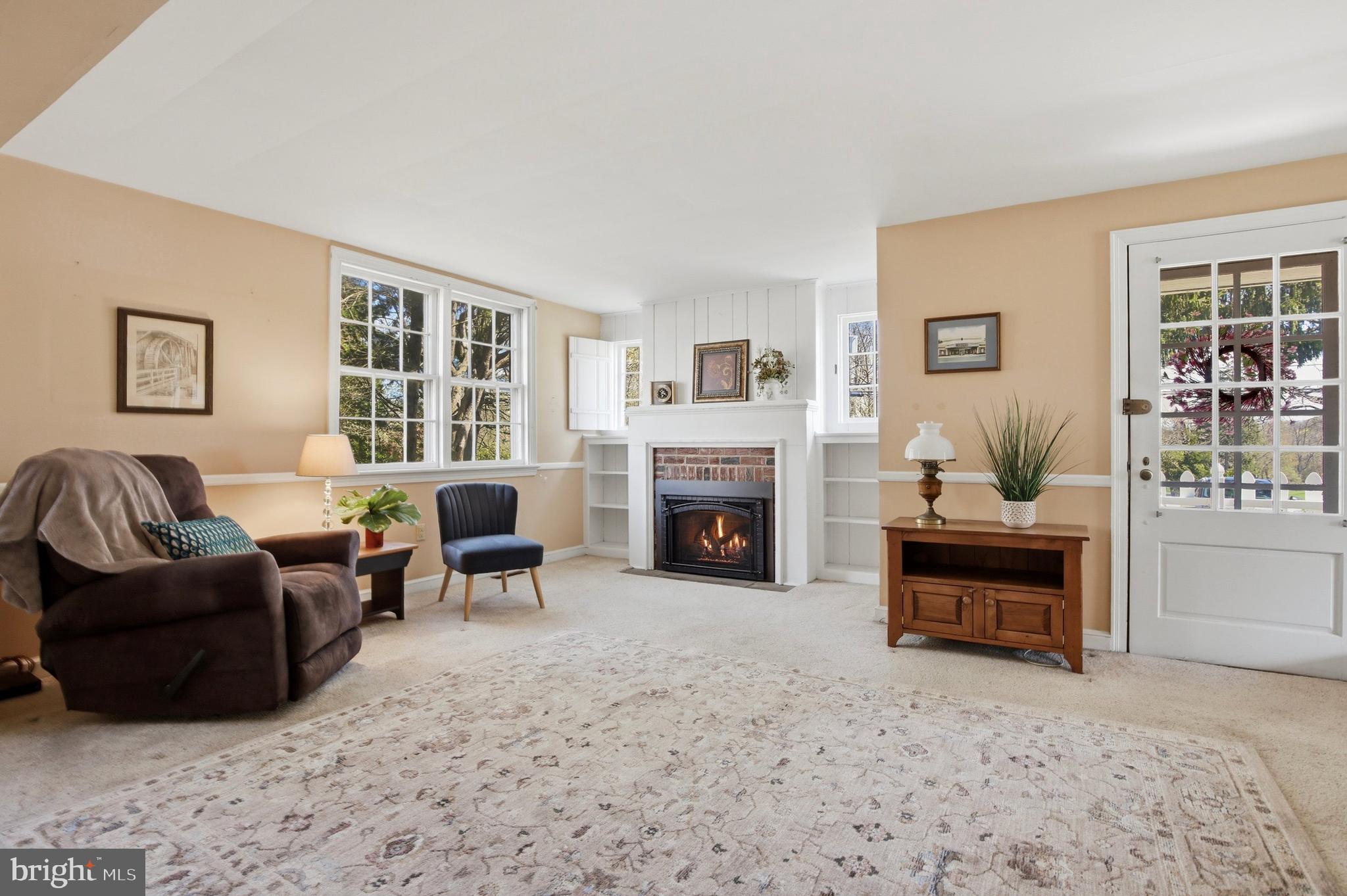 2240 Pioneer Road Hatboro, PA 19040 - Photo 4 of 28 Cozy Gas Fireplace with Built-Ins