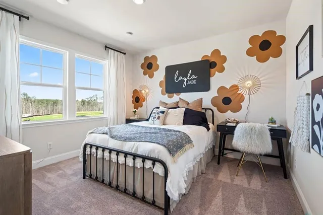 a view of a yard with an outdoor space