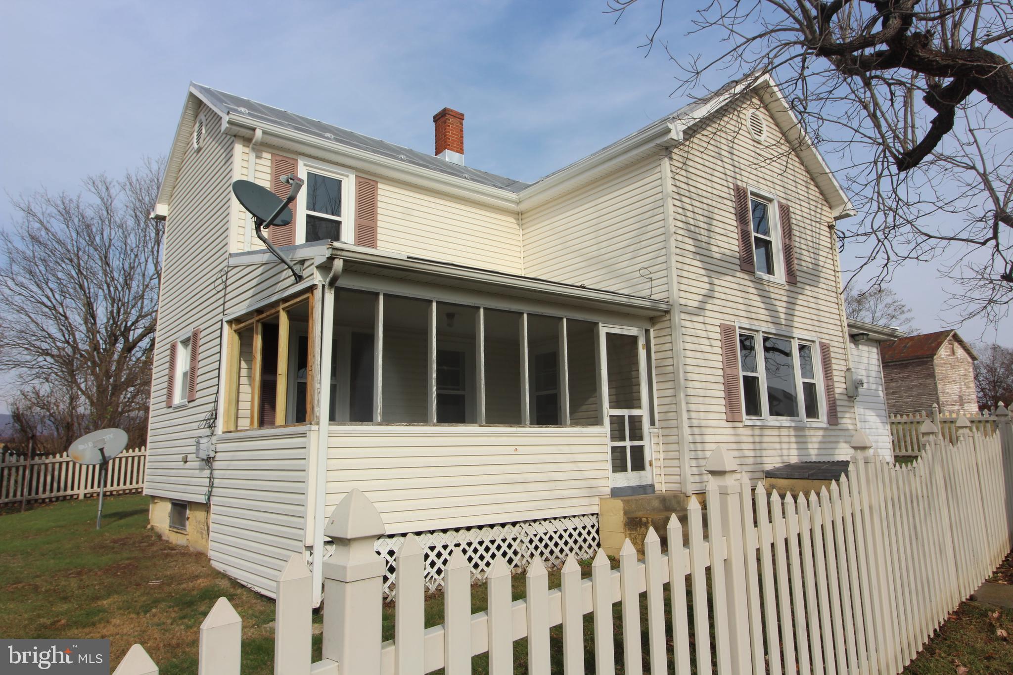 a view of a house with a window