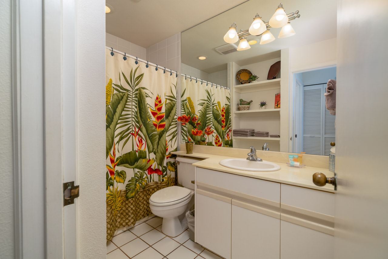 2777 South Kihei Road, Unit L204 Kihei, HI 96753 - Photo 21 of 30 a bathroom with a sink vanity mirror and toilet