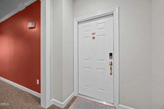 a view of front door