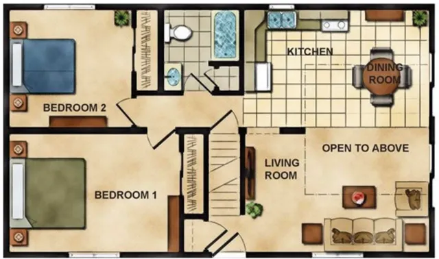 a picture of a bathroom with a window and a potted plant