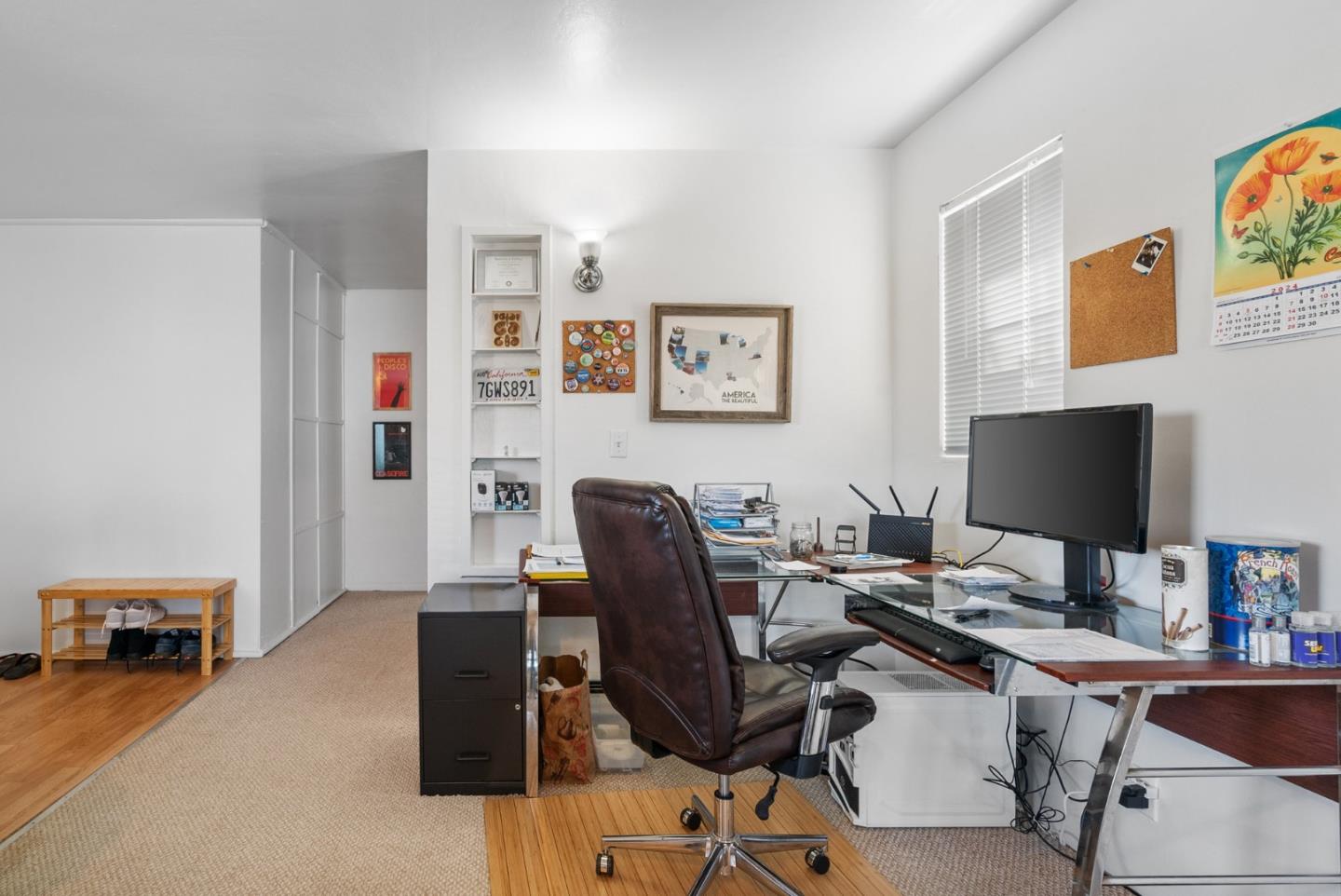 321 Second Street Santa Cruz, CA 95060 - Photo 27 of 34 a view of a workspace with furniture and a window