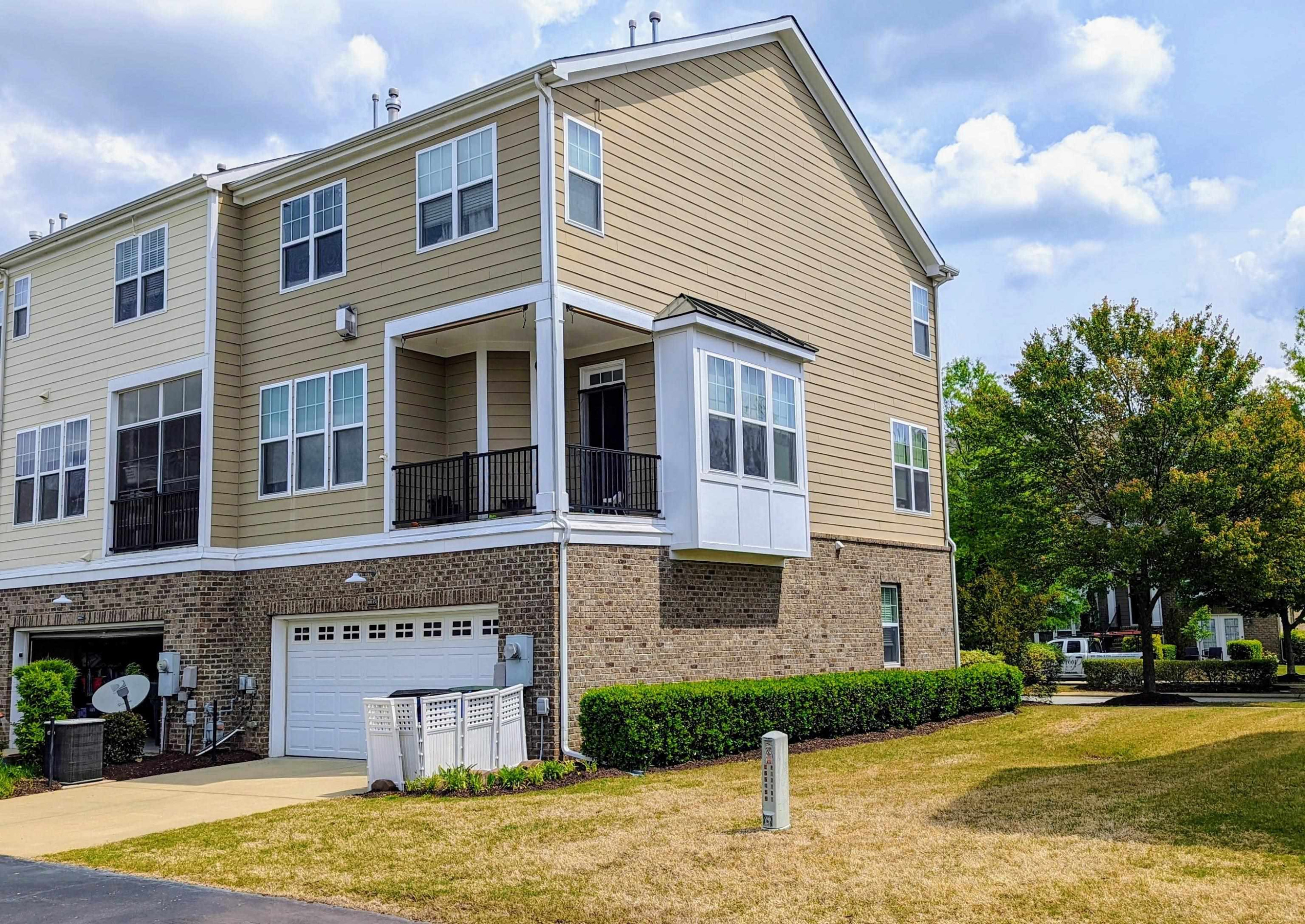 10115 Glen Autumn Road Raleigh, NC 27617 - Photo 36 of 55 There are 4 personal parking spaces located in the rear of the home accessed by a private alley that's maintained by the HOA. 2-Car Garage is already Painted, Epoxy Floor, Built-In Shelves w/2-Car Driveway. Plenty of guest parking in the front. Exterior Back