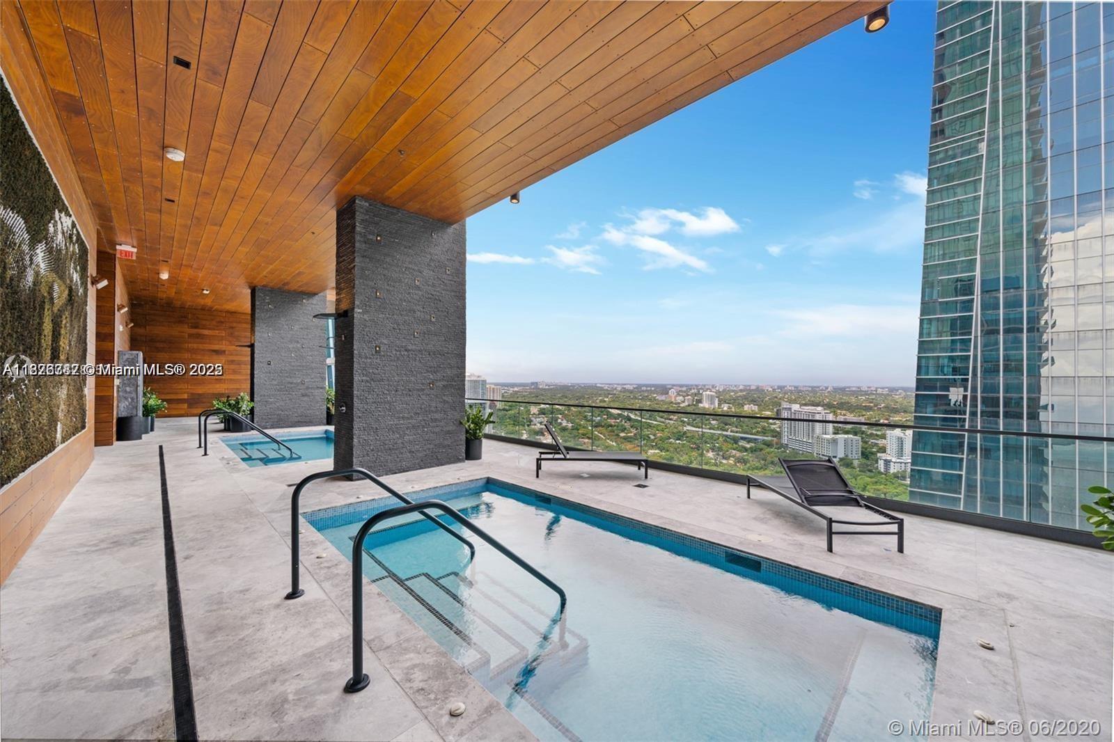 1451 Brickell Avenue, Unit 3102 Miami, FL 33131 - Photo 13 of 25 a view of a terrace with furniture