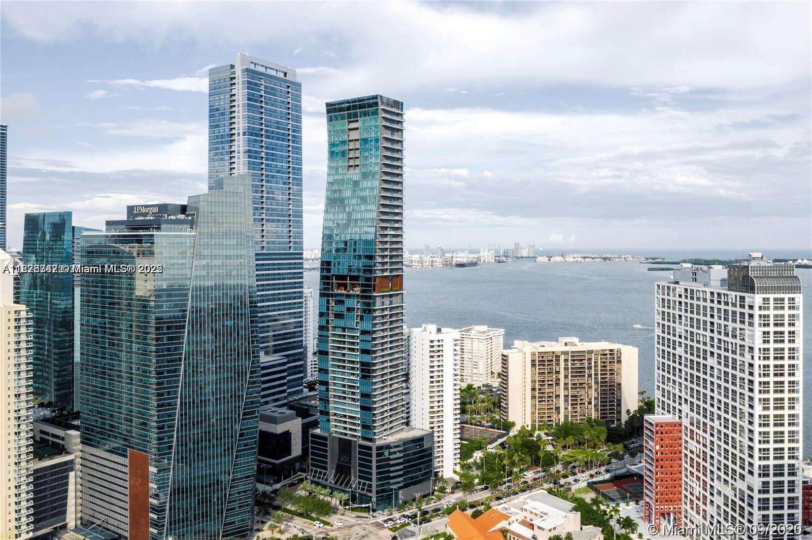 1451 Brickell Avenue, Unit 3102 Miami, FL 33131 - Photo 17 of 25 a view of a city with tall buildings