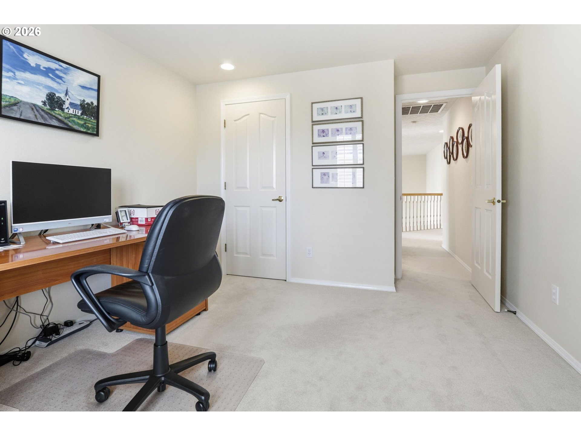16111 Southeast 18th Way Vancouver, WA 98683 - Photo 25 of 30 a view of a workspace with furniture and a window
