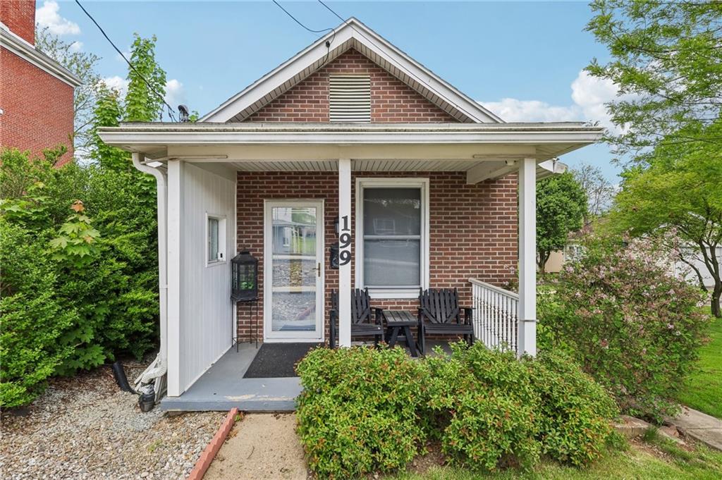 a view of a house with patio