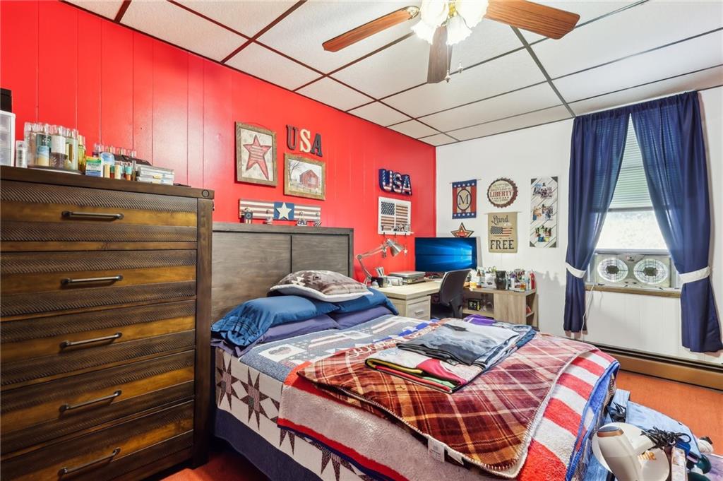 199 Latimer Avenue Strabane, PA 15363 - Photo 33 of 44 a bedroom with a bed and a window