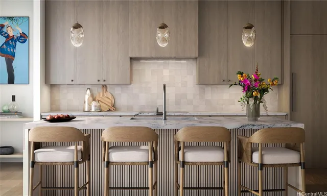 a kitchen with stainless steel appliances granite countertop a sink and cabinets