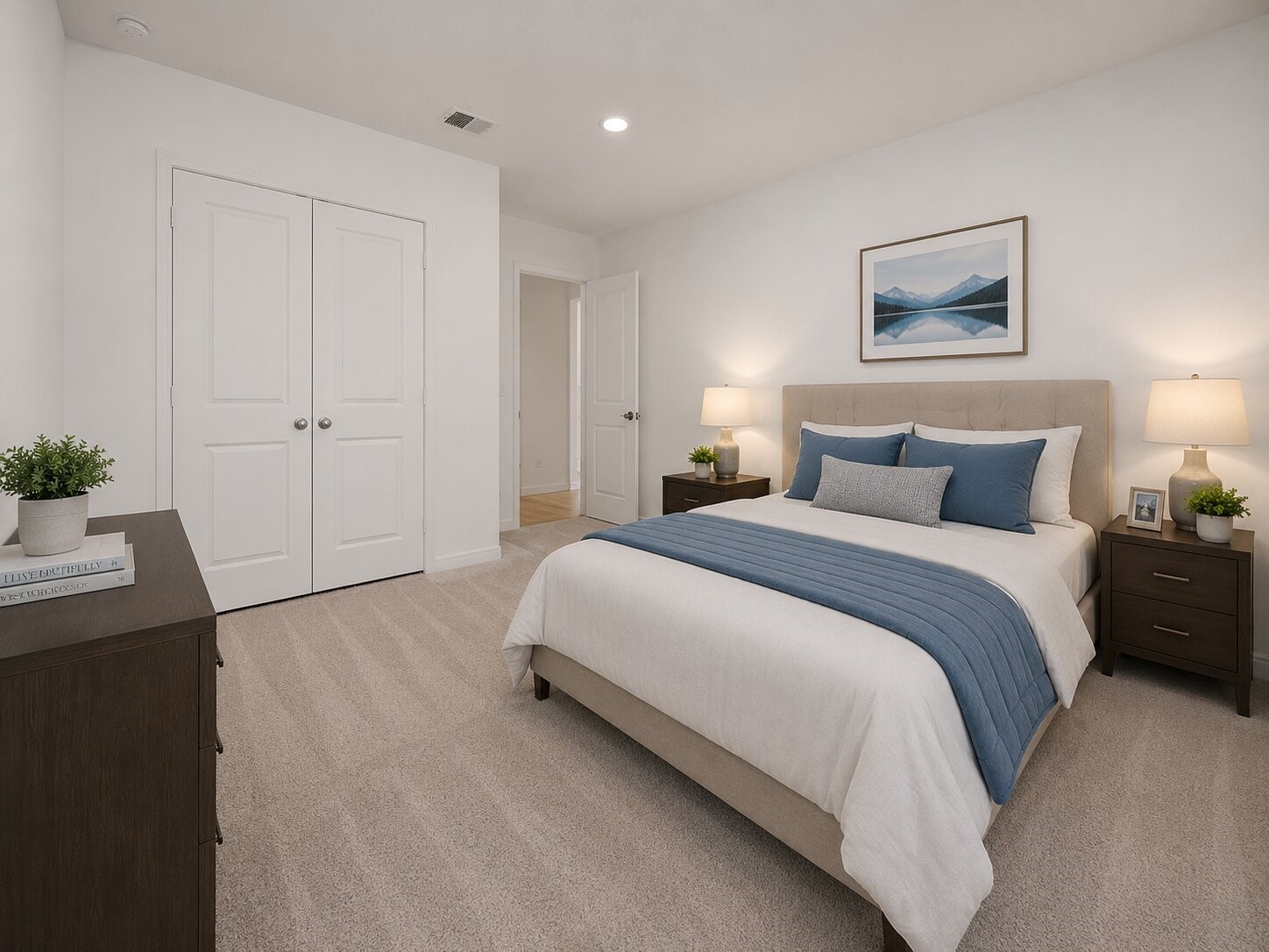 2720 Grove Crest Drive Rosenberg, TX 77469 - Photo 22 of 32 Spacious secondary bedroom with plush carpeting, generous closet storage, and a clean, neutral design ready for personalization.
