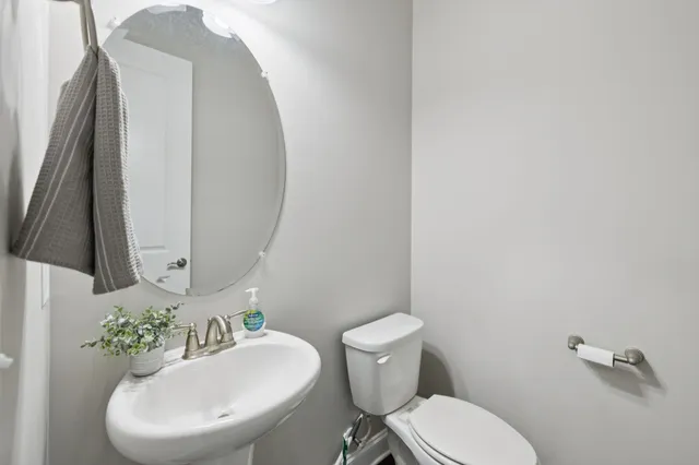 a room with a table and a chair