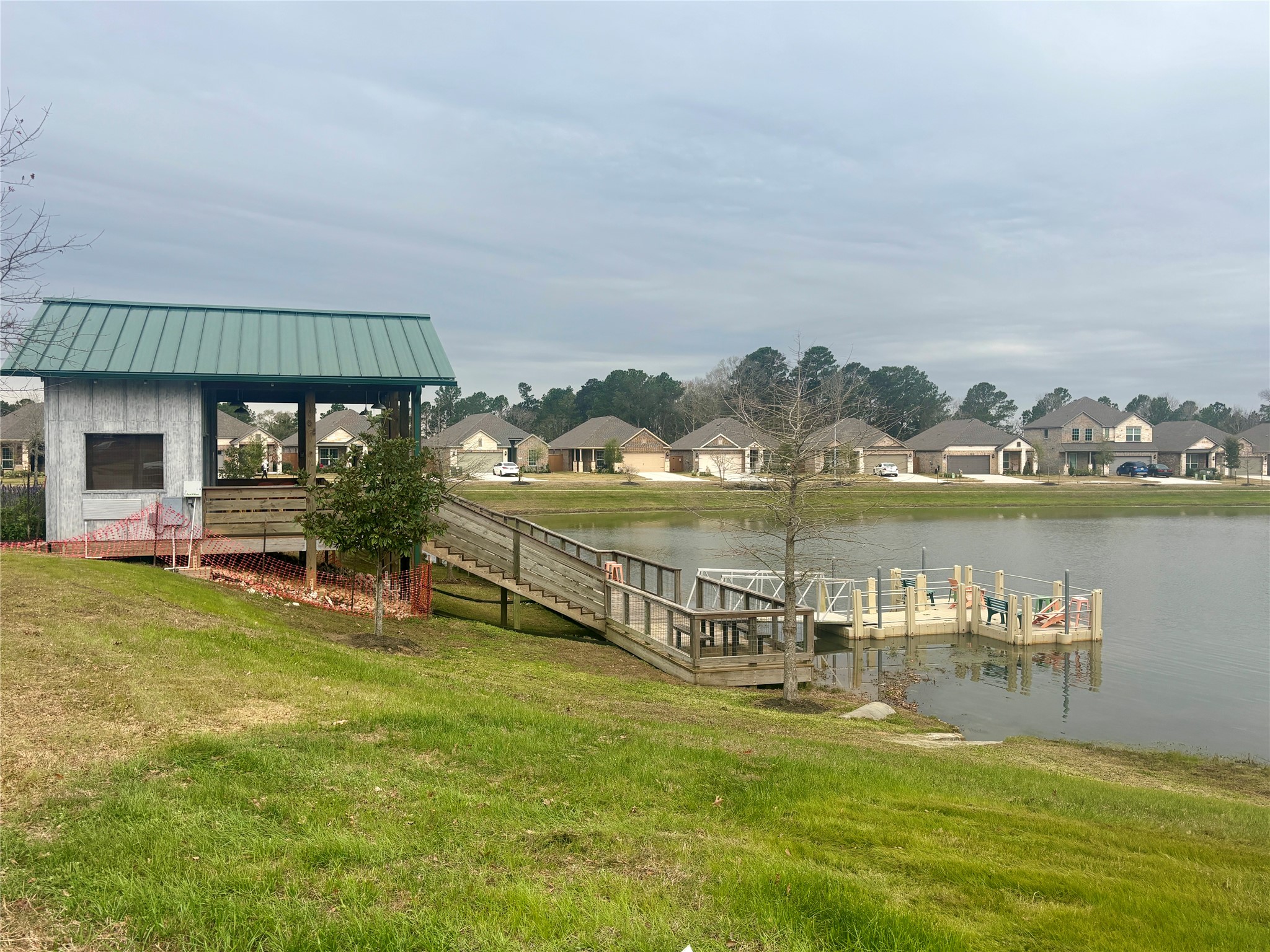 689 Red Elm Lane Conroe, TX 77304 - Photo 34 of 37 a view of a swimming pool with an ocean view
