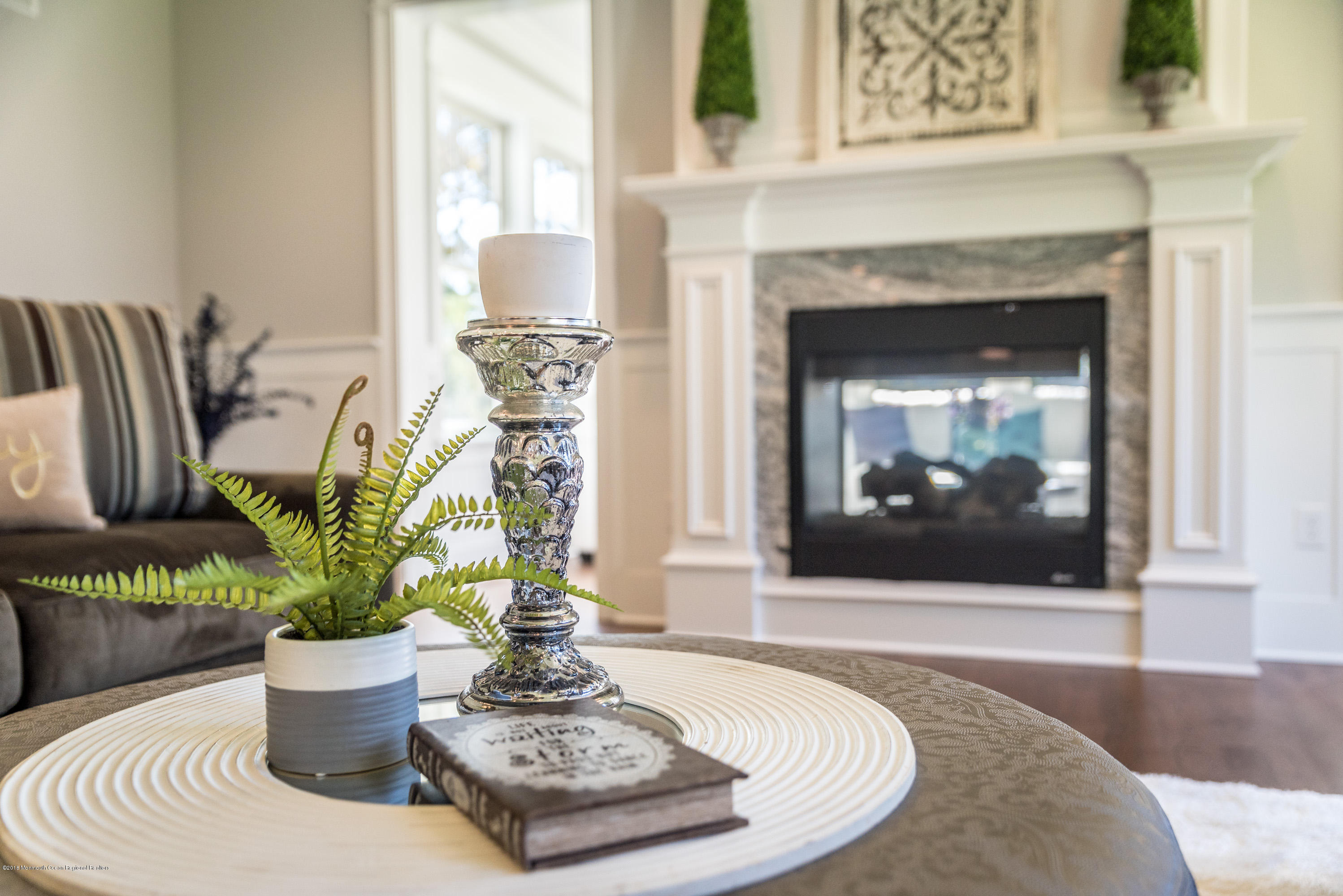 99 Rivers Edge Drive Little Silver, NJ 07739 - Photo 22 of 50 a living room with furniture and a fireplace
