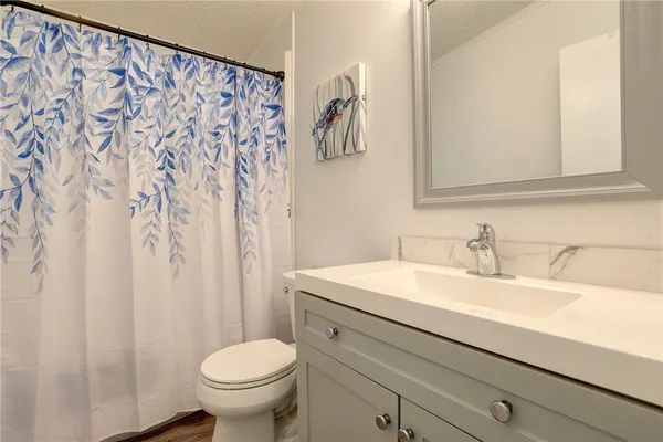 a bathroom with a sink and a toilet