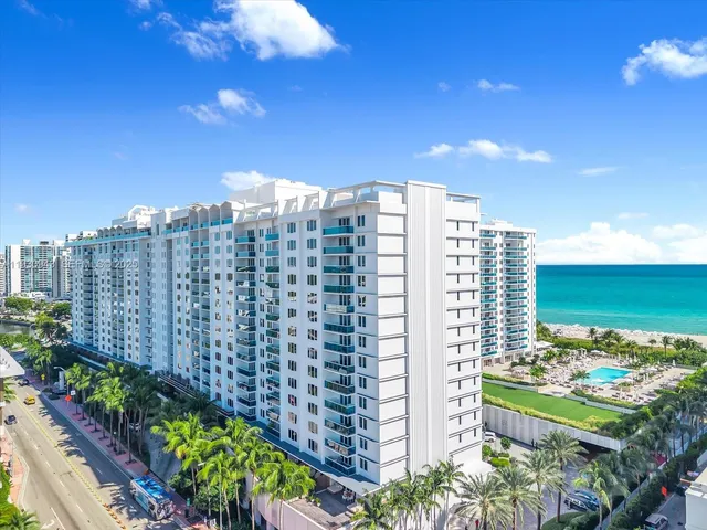 a view of a city with tall buildings