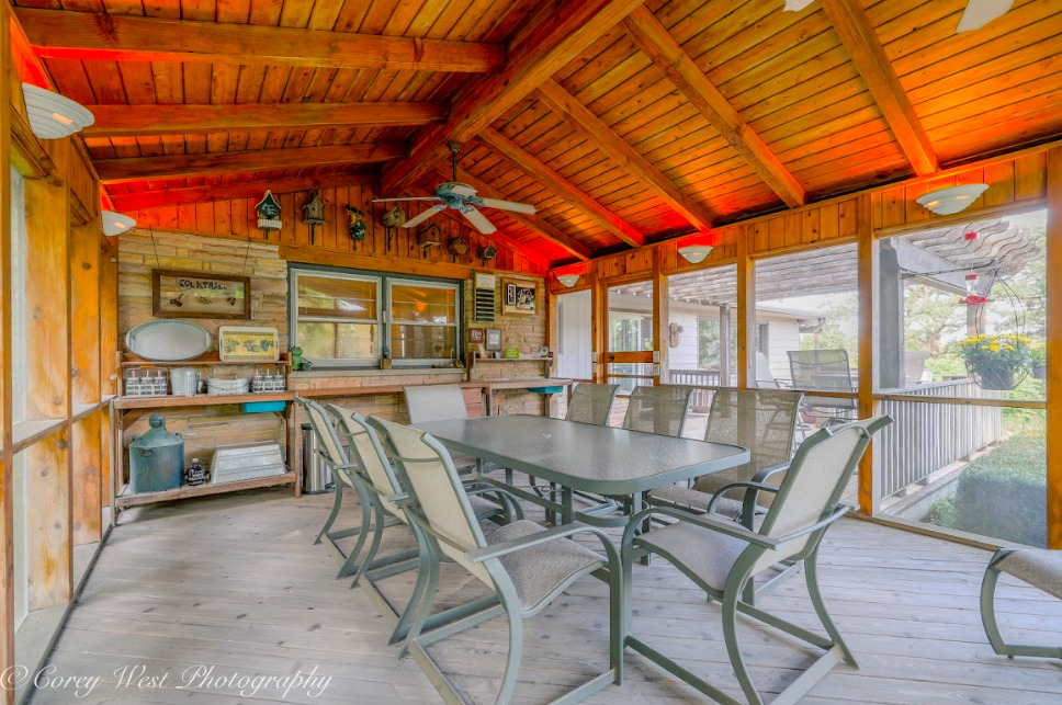 14028 Nichols Road Hebron, IL 60034 - Photo 42 of 94 a dining space with a outdoor space