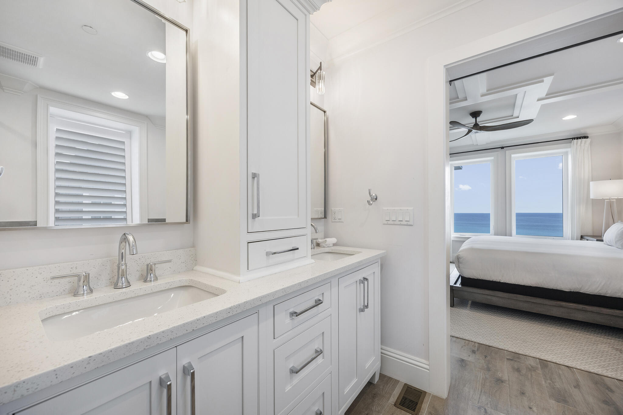 26 Azzurro Way, Unit A Santa Rosa Beach, FL 32459 - Photo 39 of 60 a en suite bathroom with 2 sink tub and a mirror