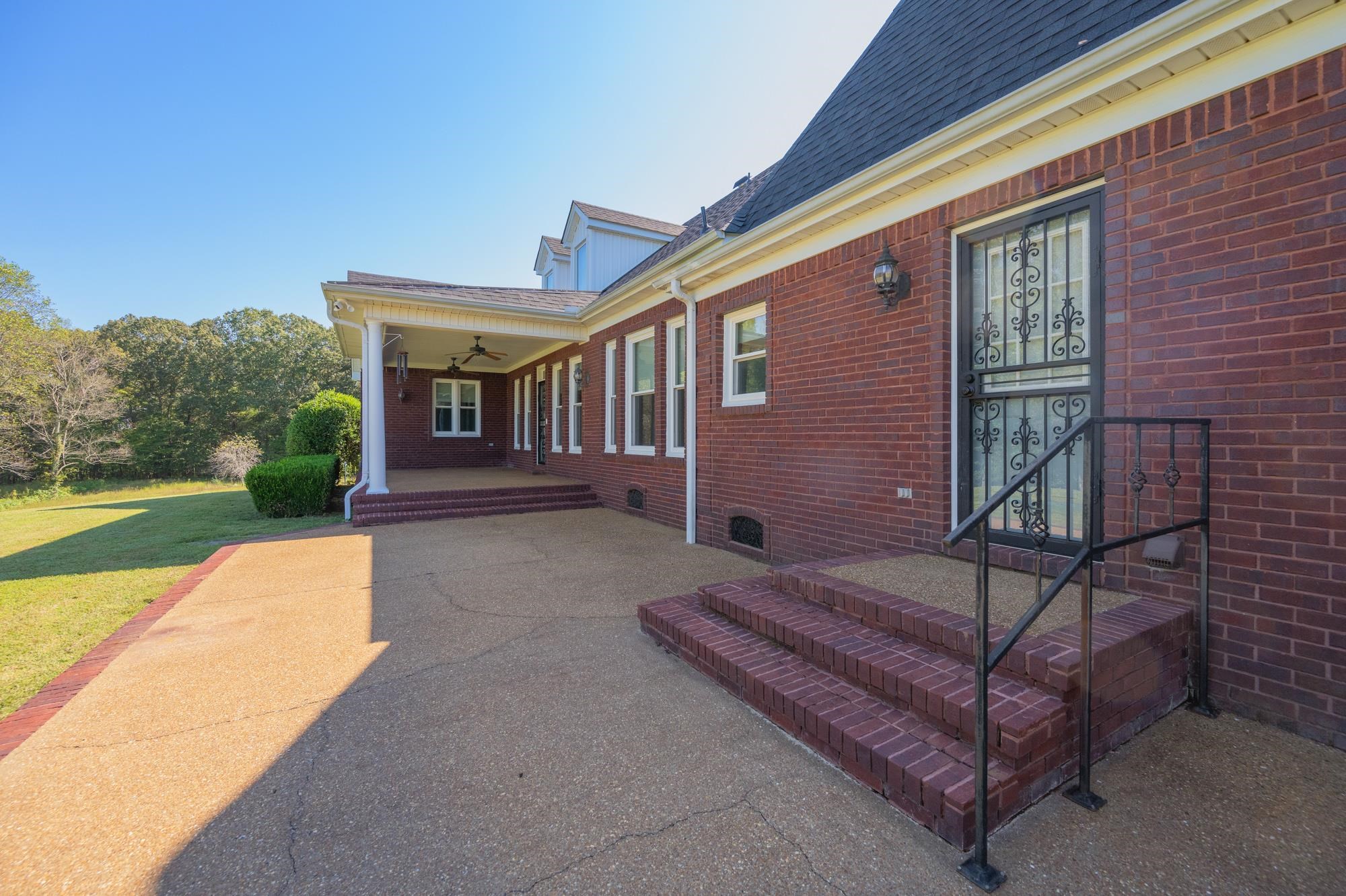 599 DT Vise Loop Parsons, TN 38363 - Photo 34 of 40 View of patio featuring ceiling fan