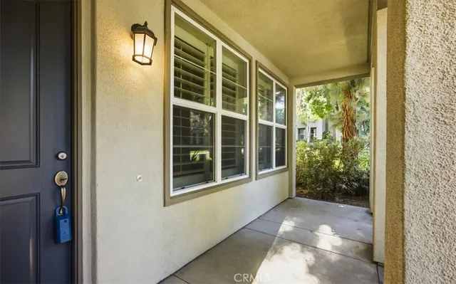 a view of front door