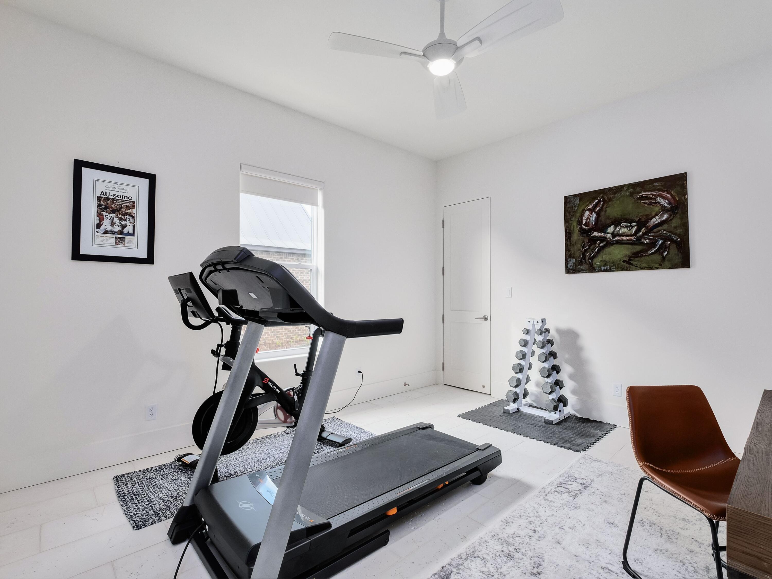336 East Shipwreck Road Santa Rosa Beach, FL 32459 - Photo 36 of 54 a room with gym equipment and a window