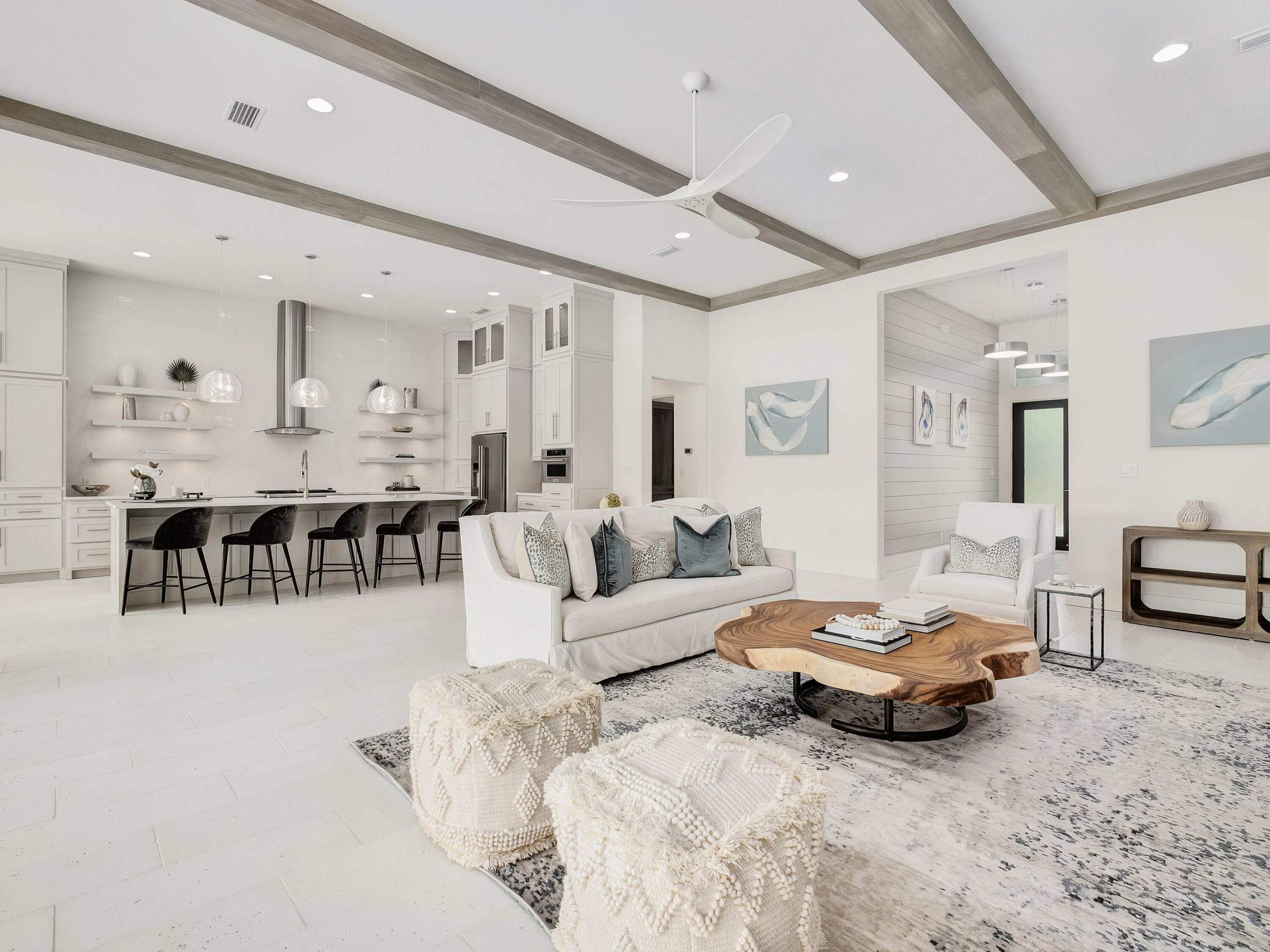 336 East Shipwreck Road Santa Rosa Beach, FL 32459 - Photo 4 of 54 a living room with furniture and a large window