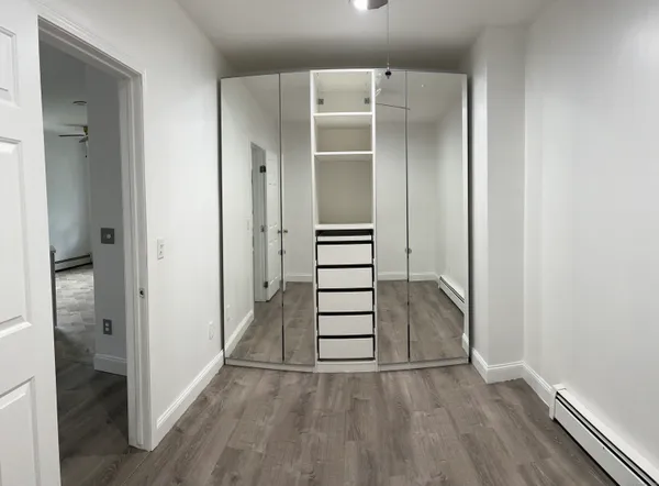 wooden floor in an empty room