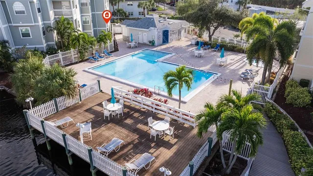 a view of an outdoor space with seating