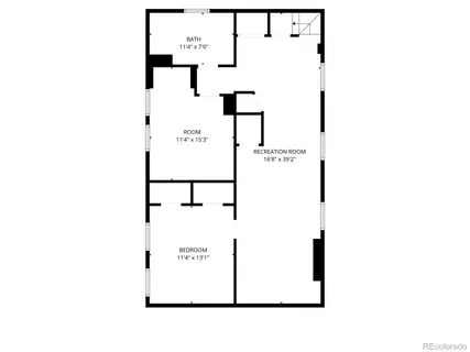 a picture of a floor plan