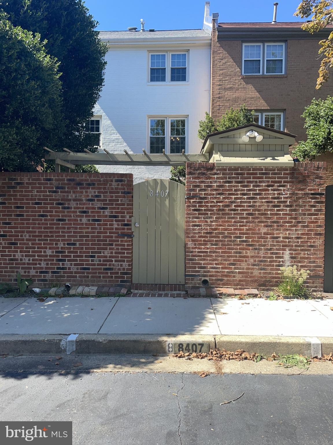 8407 Willow Forge Road Springfield, VA 22152 - Photo 40 of 45 Rear view from outside gate