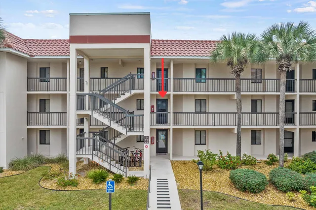 a view of front door