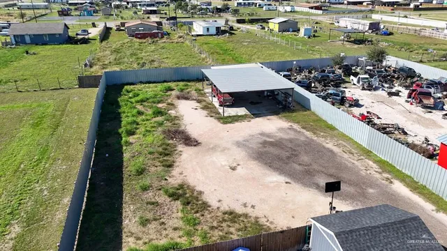a view of a lake with a houses