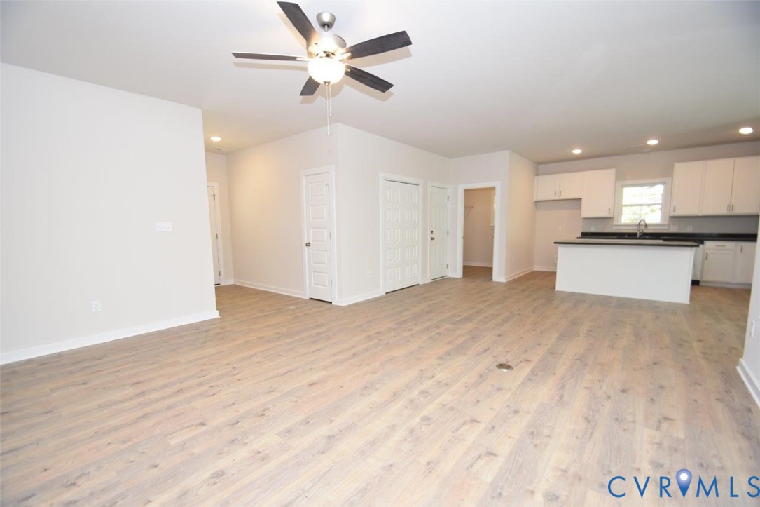 11675 Hanback Road Gordonsville, VA 22942 - Photo 16 of 19 Unfurnished living room featuring recessed lightin