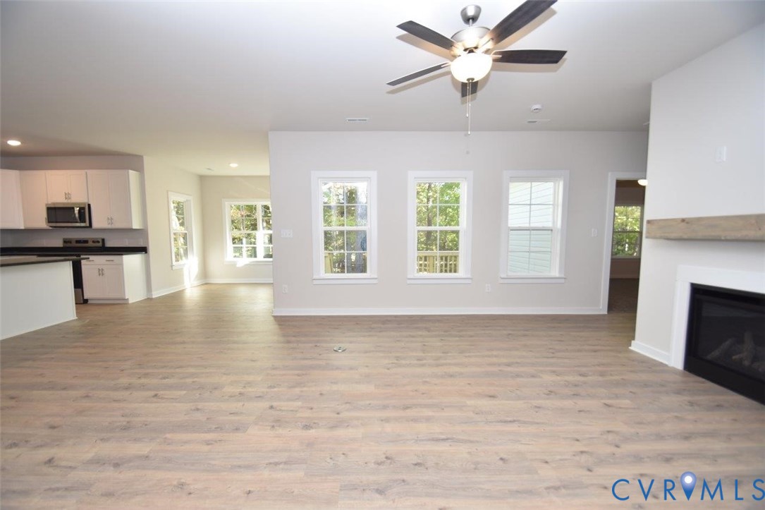 11675 Hanback Road Gordonsville, VA 22942 - Photo 4 of 19 Unfurnished living room with light wood finished f