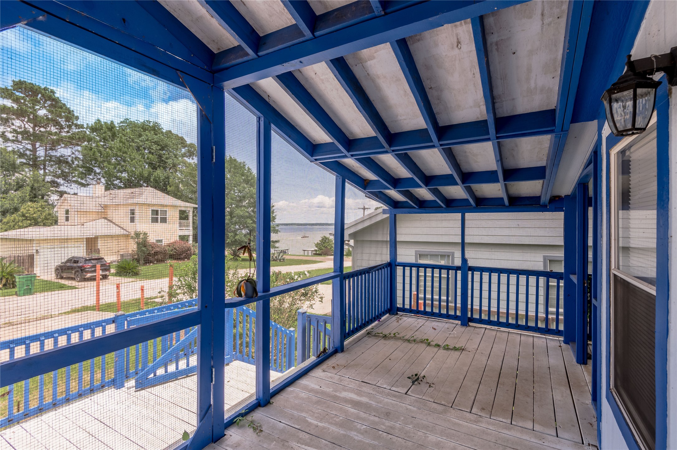 21 Oahu Court Point Blank, TX 77364 - Photo 5 of 45 View from the screened porch