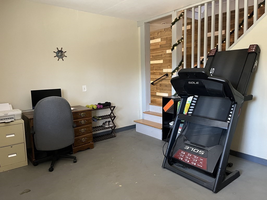 86 East Buckland Road Buckland, MA 01370 - Photo 12 of 39 a room with furniture and gym equipment