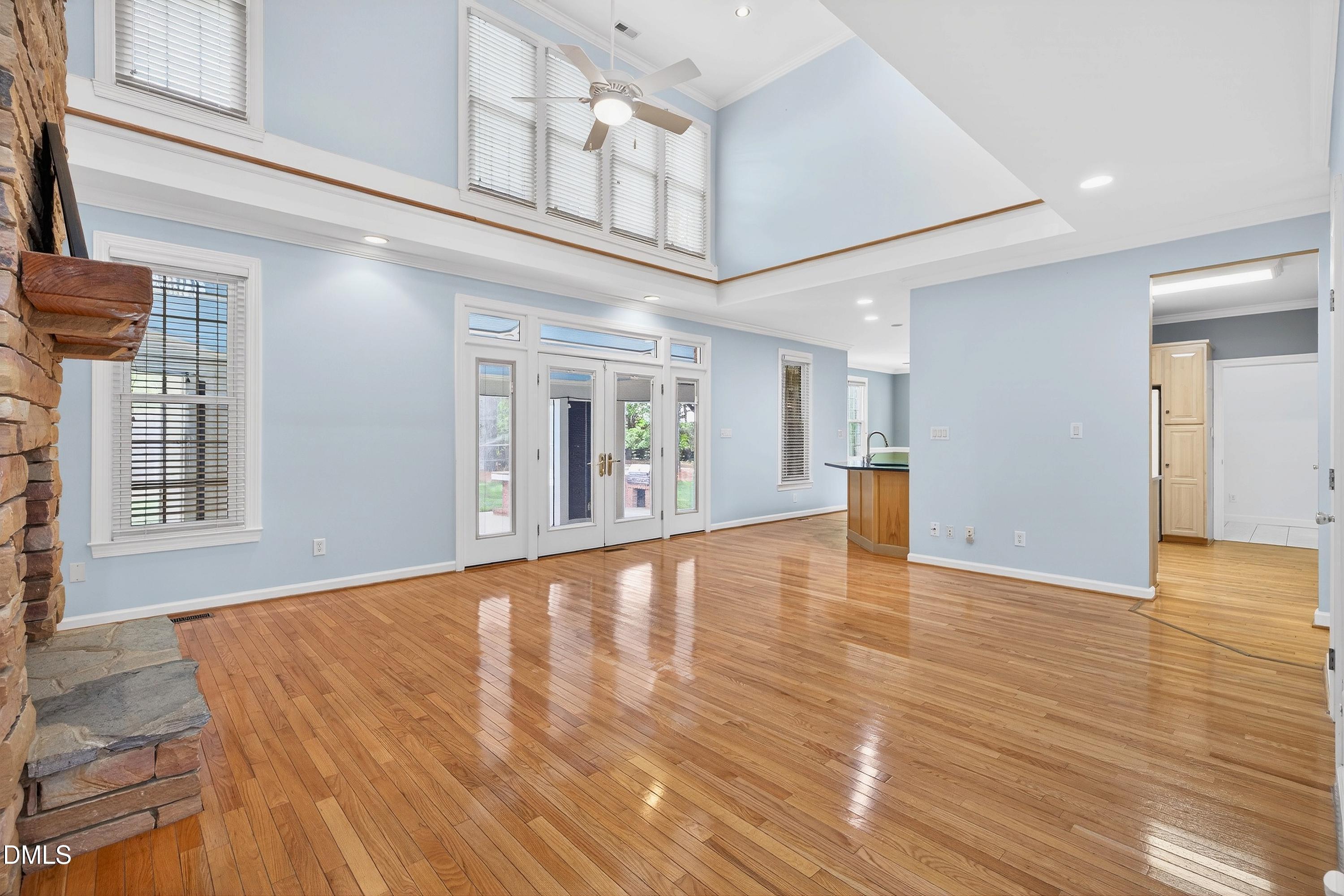 2217 Moss Point Lane Raleigh, NC 27606 - Photo 11 of 70 a view of an entryway with wooden floor