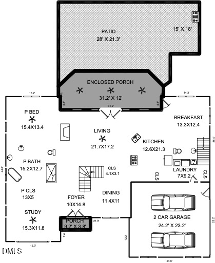 2217 Moss Point Lane Raleigh, NC 27606 - Photo 69 of 70